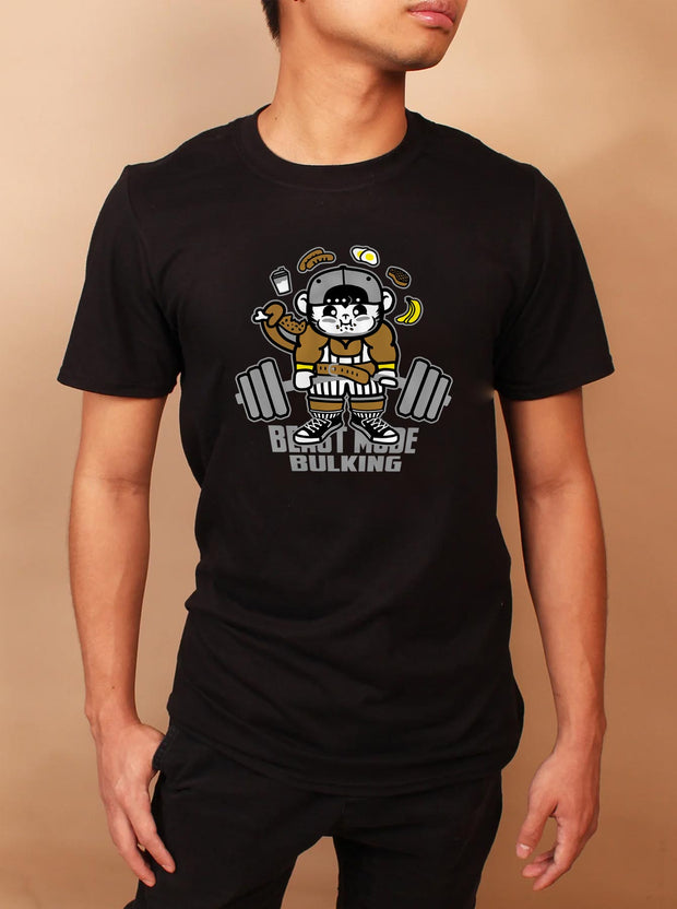 Beast Mode Bulking Lifting - Unisex T-Shirt - Black