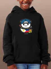 Rice Bowl Baby - ADOBO  - YOUTH/KIDS Pullover Hoodie - Black