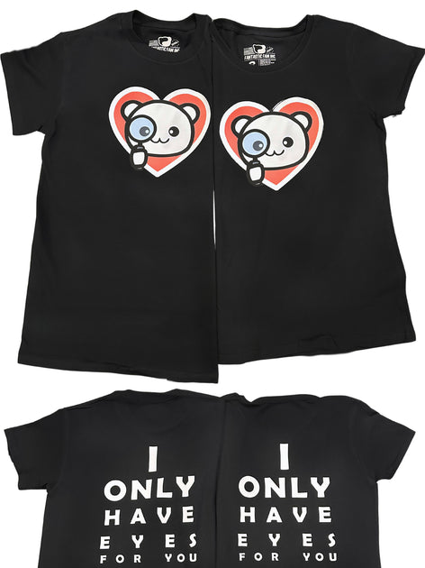 panda couple shirt design