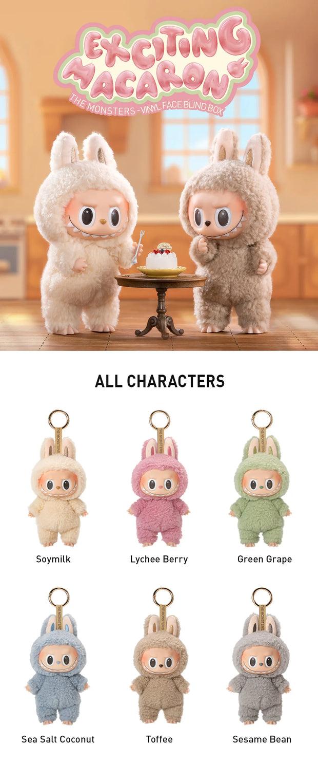 THE MONSTERS - Exciting Macaron Vinyl Face SINGLE BLIND BOX