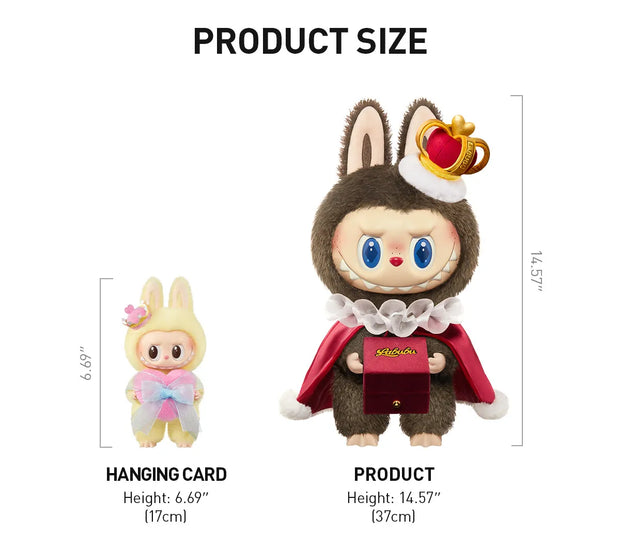 THE MONSTERS Let's Checkmate Series-Vinyl Plush Doll KING