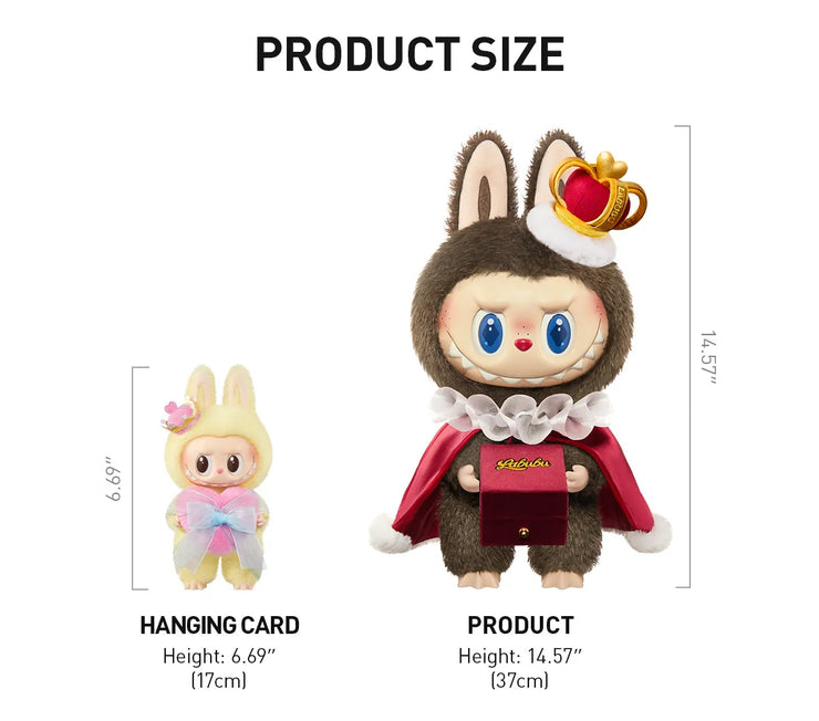 THE MONSTERS Let's Checkmate Series-Vinyl Plush Doll KING