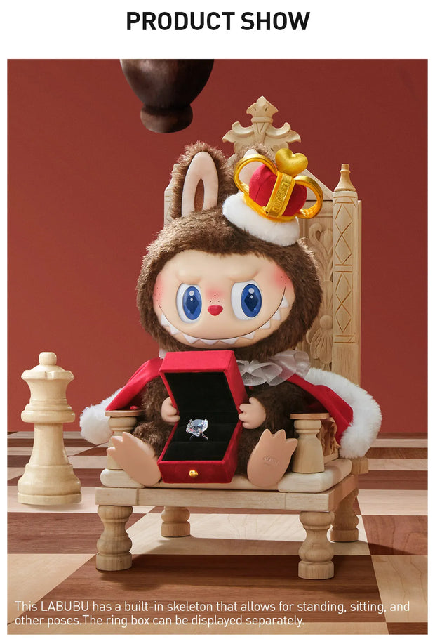 THE MONSTERS Let's Checkmate Series-Vinyl Plush Doll KING