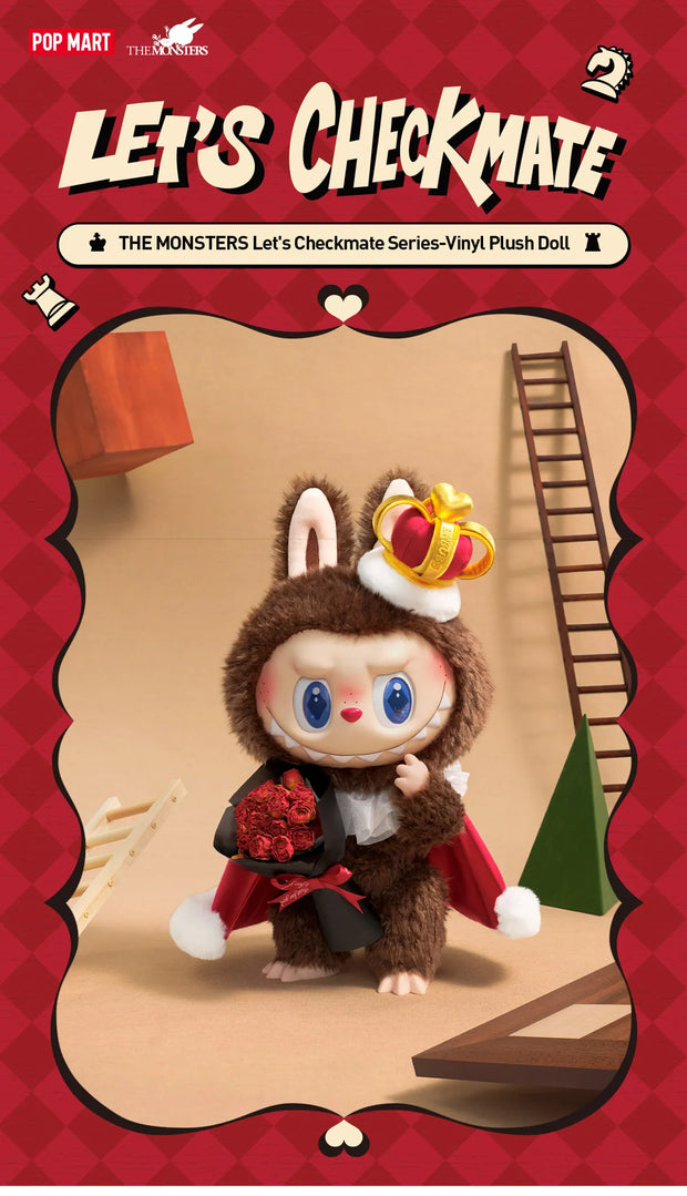 THE MONSTERS Let's Checkmate Series-Vinyl Plush Doll KING