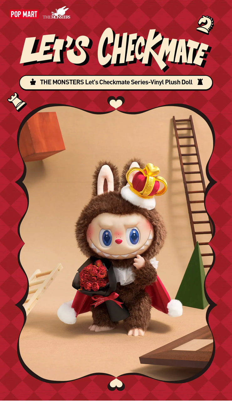 THE MONSTERS Let's Checkmate Series-Vinyl Plush Doll KING