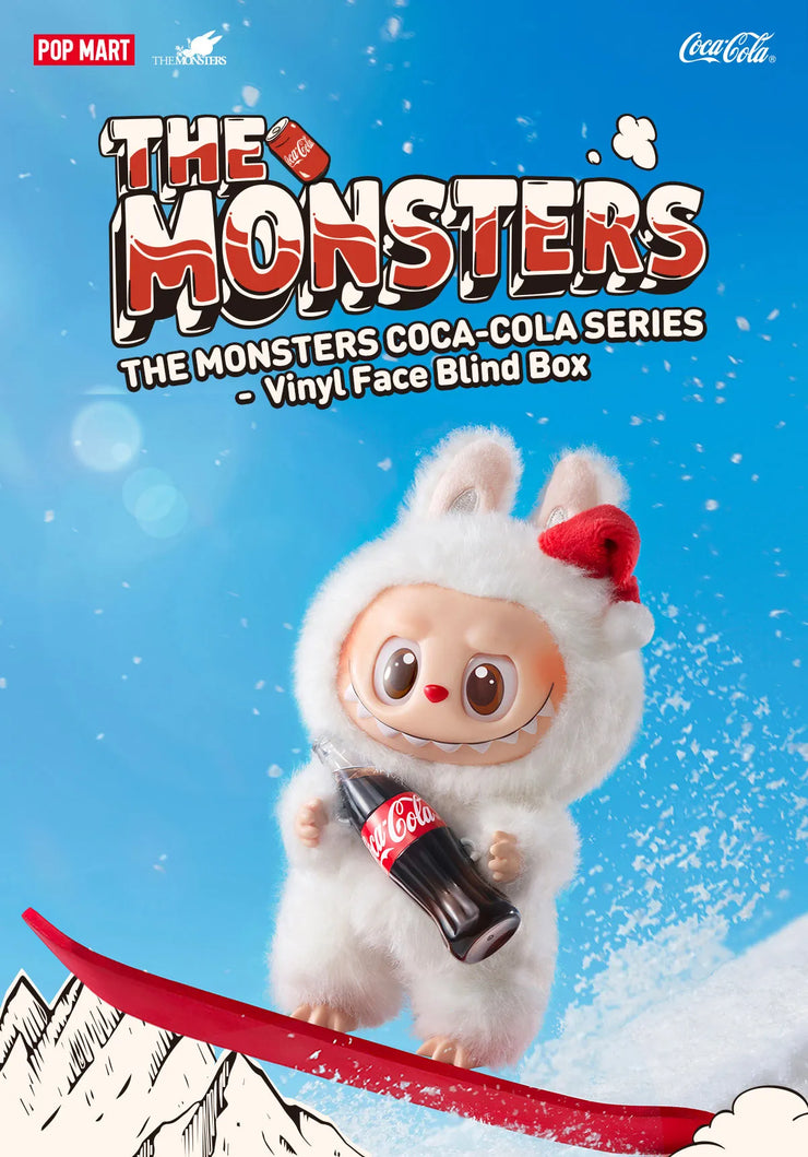 THE MONSTERS COCA-COLA SERIES-Vinyl Face Blind Box SINGLE BLIND BOX