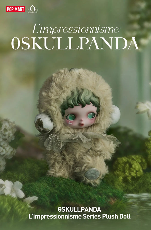 θSKULLPANDA L'impressionnisme Series Plush Doll - SINGLE BLIND BOX