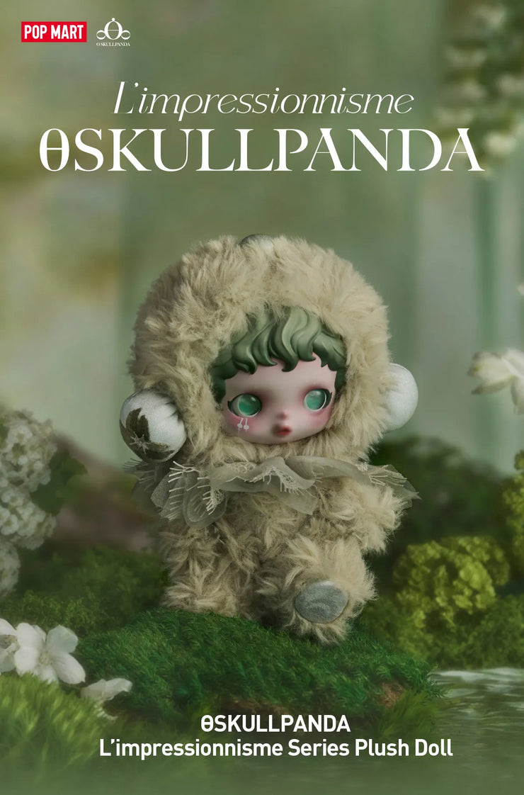 θSKULLPANDA L'impressionnisme Series Plush Doll - SINGLE BLIND BOX