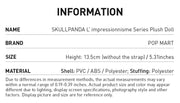 θSKULLPANDA L'impressionnisme Series Plush Doll - SINGLE BLIND BOX