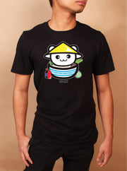 Rice Bowl Baby - PHO - Unisex Adult T-shirt - Black