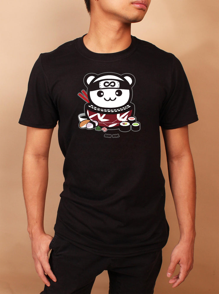 Rice Bowl Baby - SUSHI - Unisex Adult T-shirt - Black