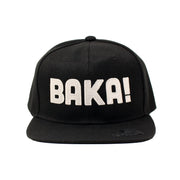 BAKA! Embroidered Snapback - ADULT - Black