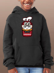 JollyBabee no.1 - ChickenJolly - YOUTH/KIDS Pullover Hoodie - Black