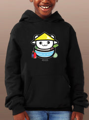 Rice Bowl Baby - PHO  - YOUTH/KIDS Pullover Hoodie - Black