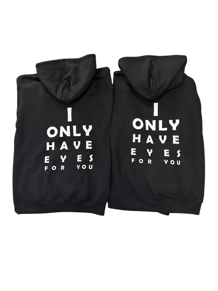 COMBO SET - I ONLY HAVE EYES FOR YOU - BOY+BOY -  2X Unisex Adult Pullover Hoodies - Black