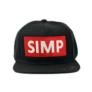 SIMP  Embroidered Snapback - ADULT - Black