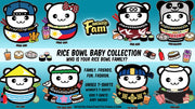 Rice Bowl Baby - FRIED RICE - Youth/Kids T-shirt - Black