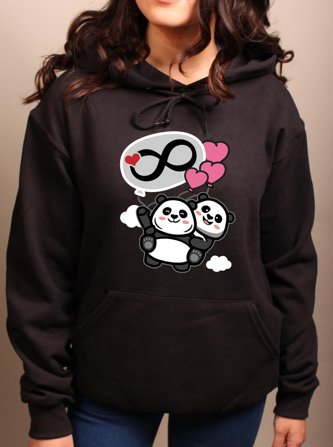 COMBO SET - Infinity Panda's - 2X Unisex Adult Pullover Hoodies