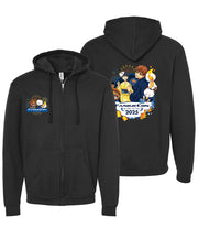 Pre-Order -Official FANIMECON 2025 - Unisex Zipper Hoodie - Black