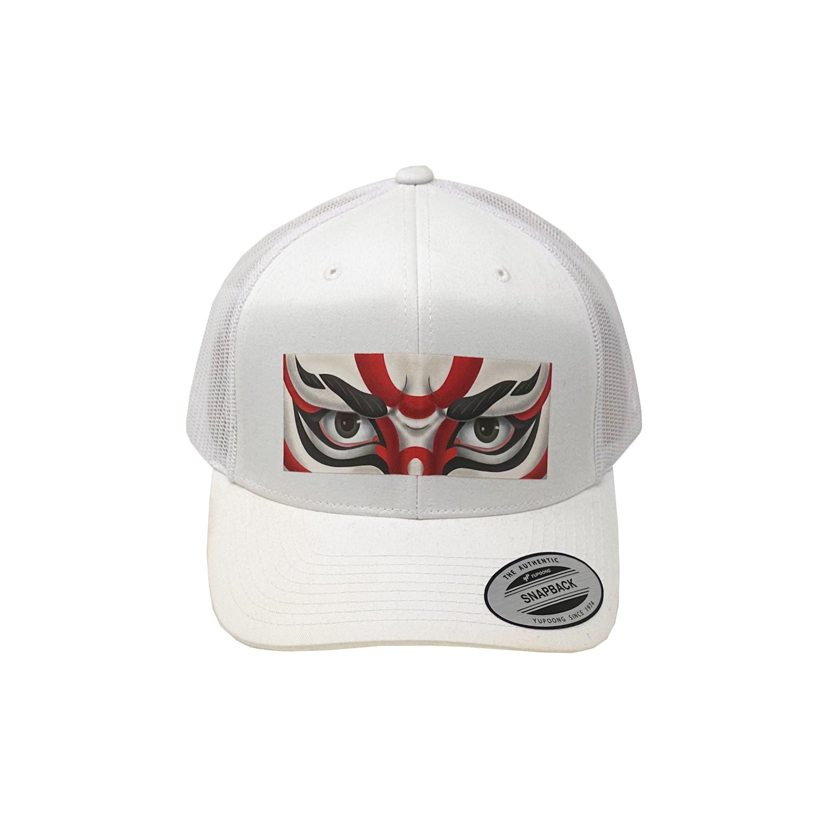 Japanese Kabuki Warrior - Trucker Cap - White – Fantastic Japanese Kabuki Warrior - Trucker Cap - White – Fantastic