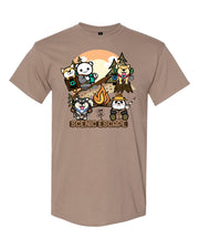 Scenic Escape - "Explorer" Zone - Unisex T-Shirt - Brown Savanna