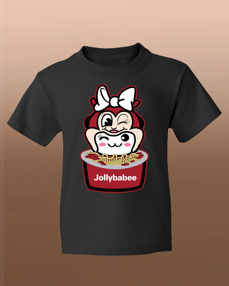 JollyBabee no.2 - Spaghetti - Youth/Kids T-shirt - Black (Copy)