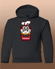 JollyBabee no.1 - ChickenJolly - YOUTH/KIDS Pullover Hoodie - Black