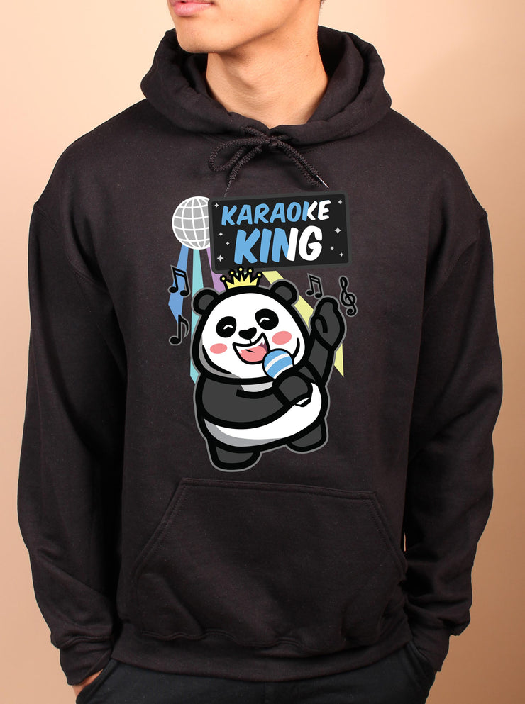 Karaoke King - Unisex Adult Pullover Hoodie - Black
