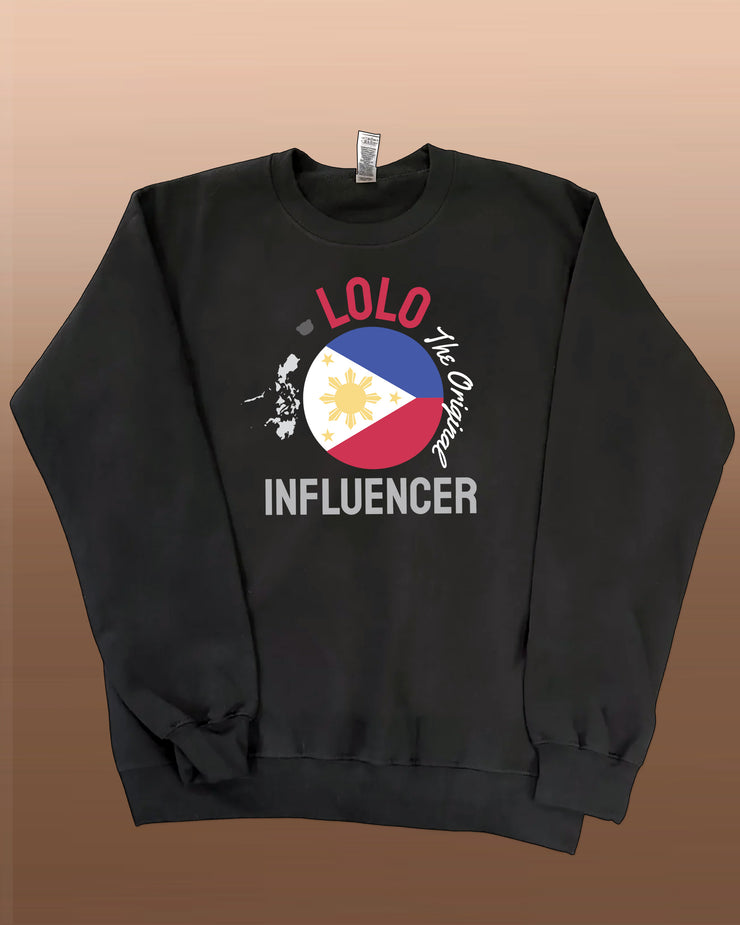 Lolo - The Original Influencer -  Unisex Adult Crewneck Sweatshirt - Black