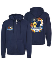 Pre-Order -Official FANIMECON 2025 - Unisex Zipper Hoodie - Navy