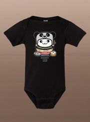 Rice Bowl Baby - FRIED RICE - Infant Baby Onesie - Black
