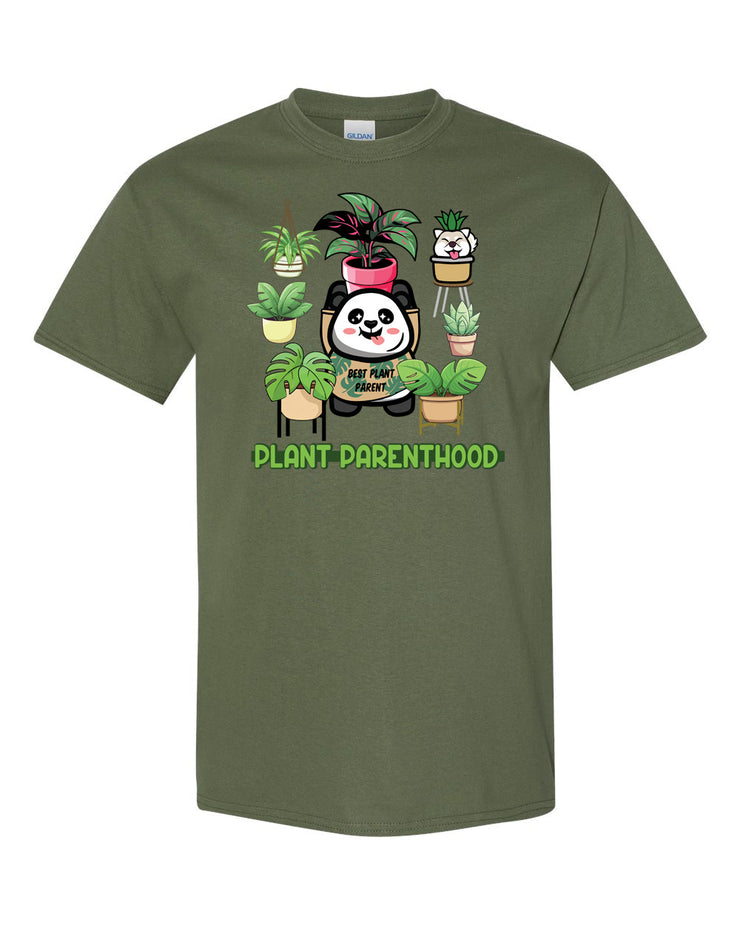 Plant Parenthood - "Plants"  - Unisex T-Shirt - Military Green