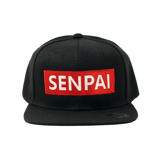 SENPAI Embroidered Snapback - ADULT - Black