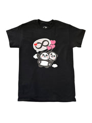 COMBO SET - Infinity Panda's - 2X Unisex/Women's Adult T-shirts - Black
