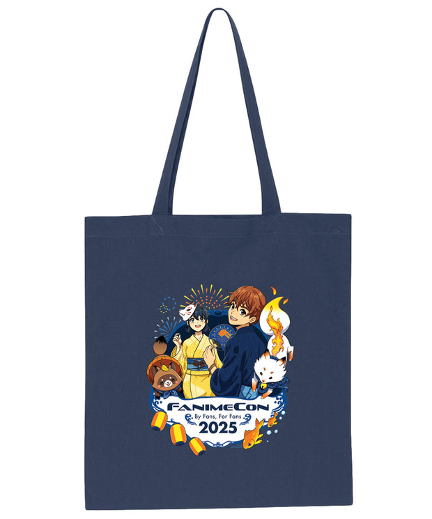 Pre-Order -Official FANIMECON 2025 - GROUP - Tote Bag - Navy