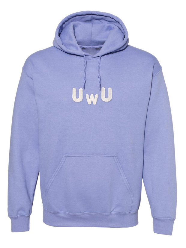UwU - Embroidered - Unisex Hoodie - LAVENDER