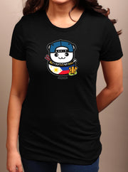 Rice Bowl Baby - ADOBO - Women's Adult T-shirt - Black