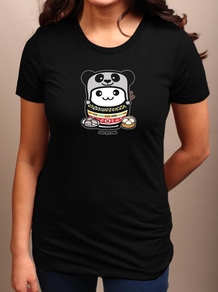 Rice Bowl Baby - FRIED RICE - Women's Adult T-shirt - Black
