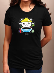 Rice Bowl Baby - PHO - Women's Adult T-shirt - Black