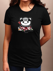 Rice Bowl Baby - SUSHI - Women's Adult T-shirt - Black