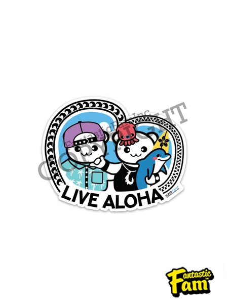 Live Aloha Vinyl Sticker