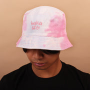 Baka Kanji Bucket Hat - Tie Dye - Cotton Candy