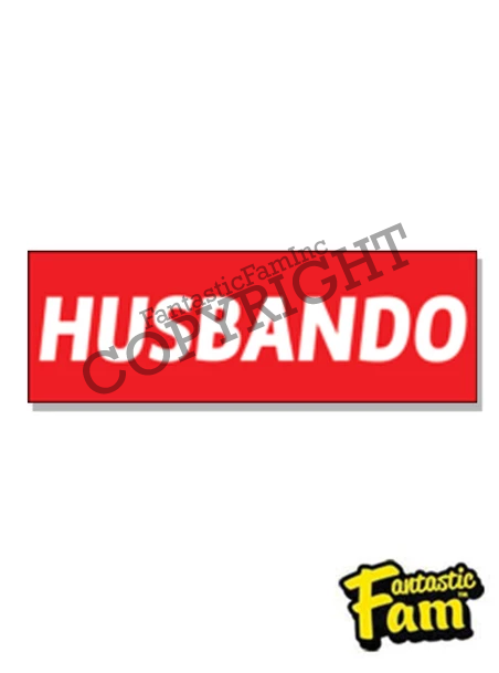 HUSBANDO Vinyl Sticker