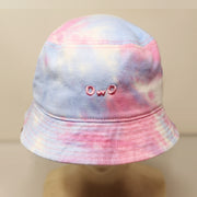 OwO Bucket Hat - Tie Dye - Cotton Candy