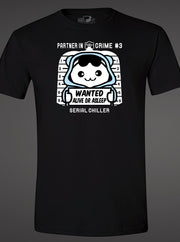 Partner in Crime #3 THE SERIAL CHILLER - Unisex T-shirt - Black