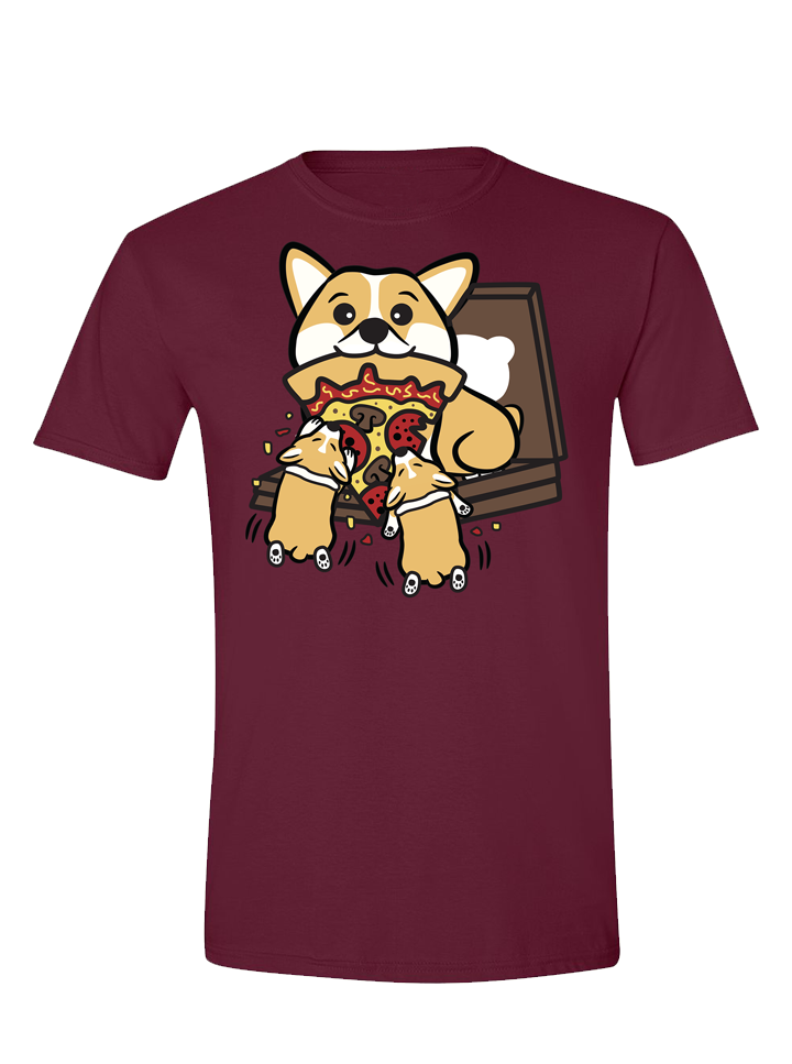 Pupperoni Pizza Dinner Unisex T-Shirt - Maroon