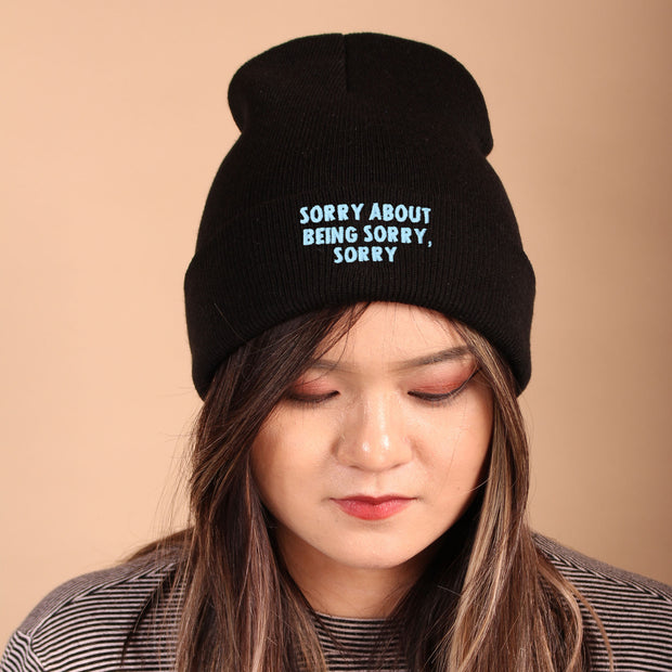 Sorry for being Sorry, Sorry Beanie - Black