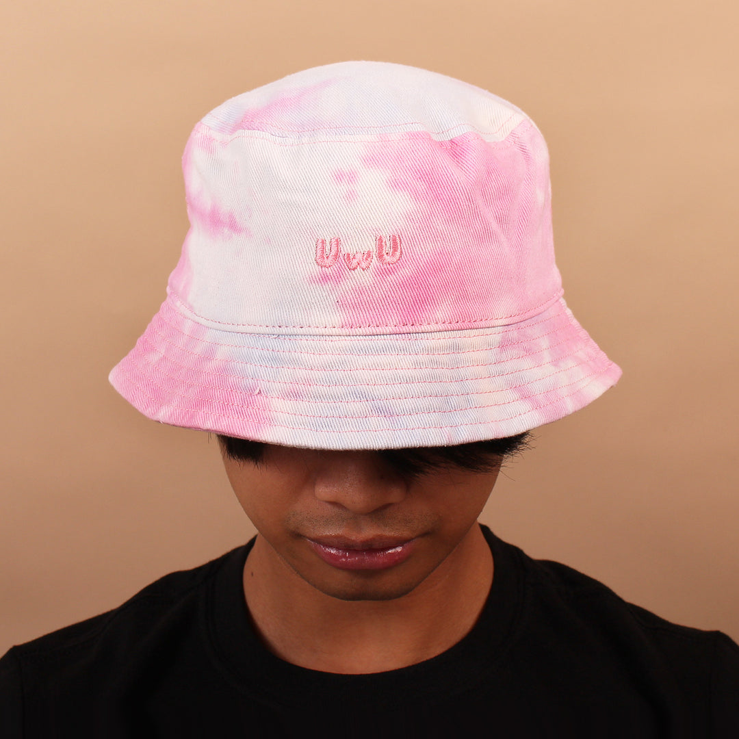 UwU Bucket Hat - Tie Dye - Cotton Candy – Fantastic Fam Inc display picture 1