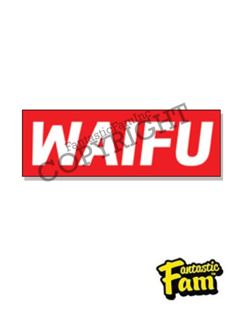 WAIFU Vinyl Sticker